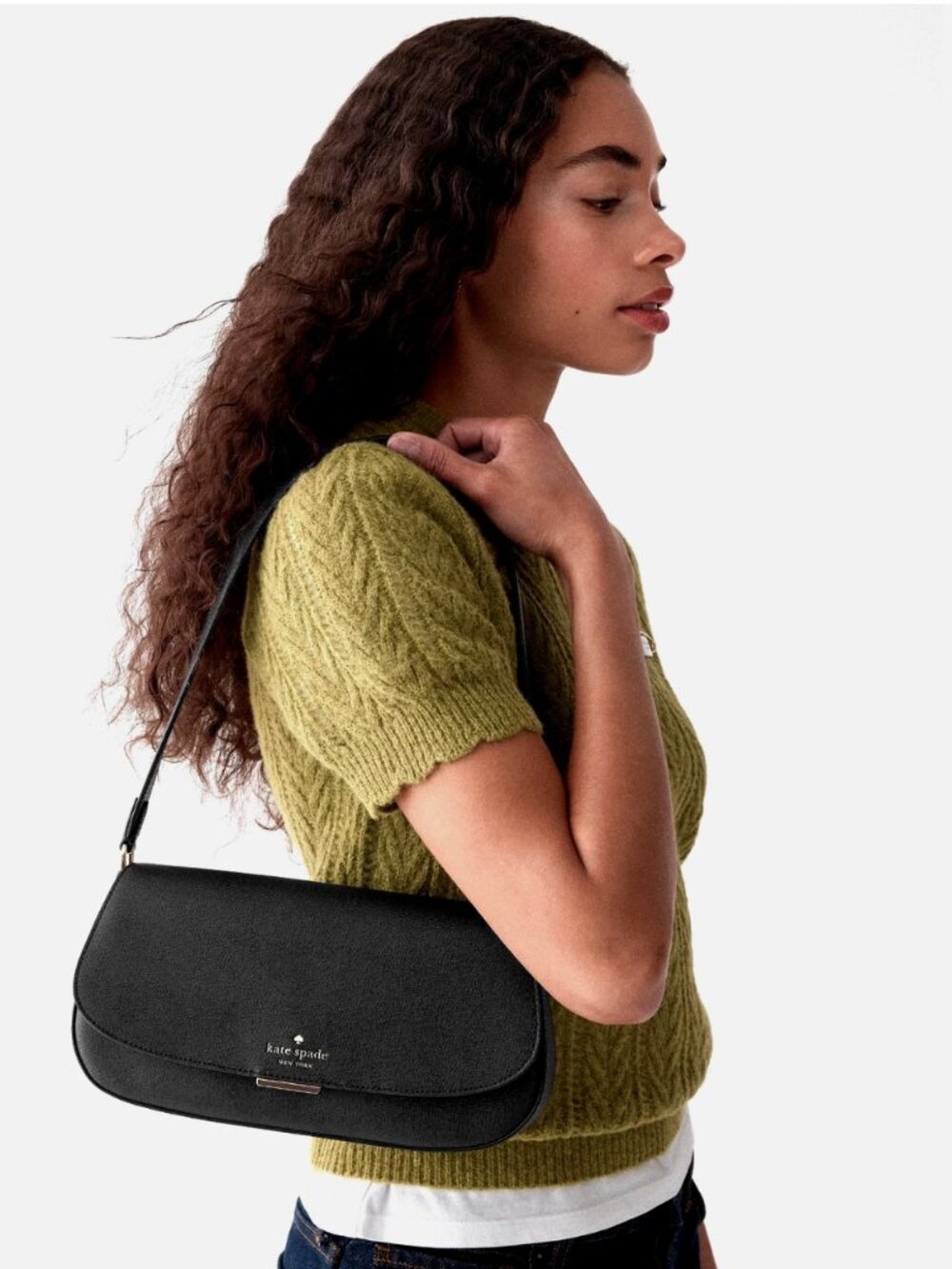 New Kate Spade New York Quinn Shoulder Bag Black
